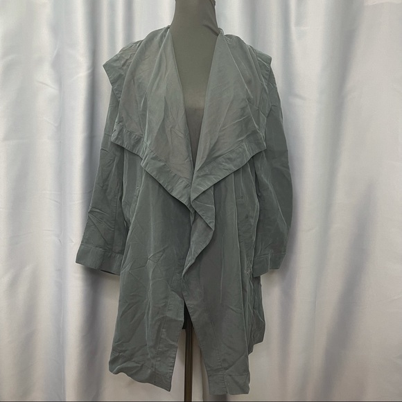 RVCA - Black light drape trench coat - Picture 2 of 4